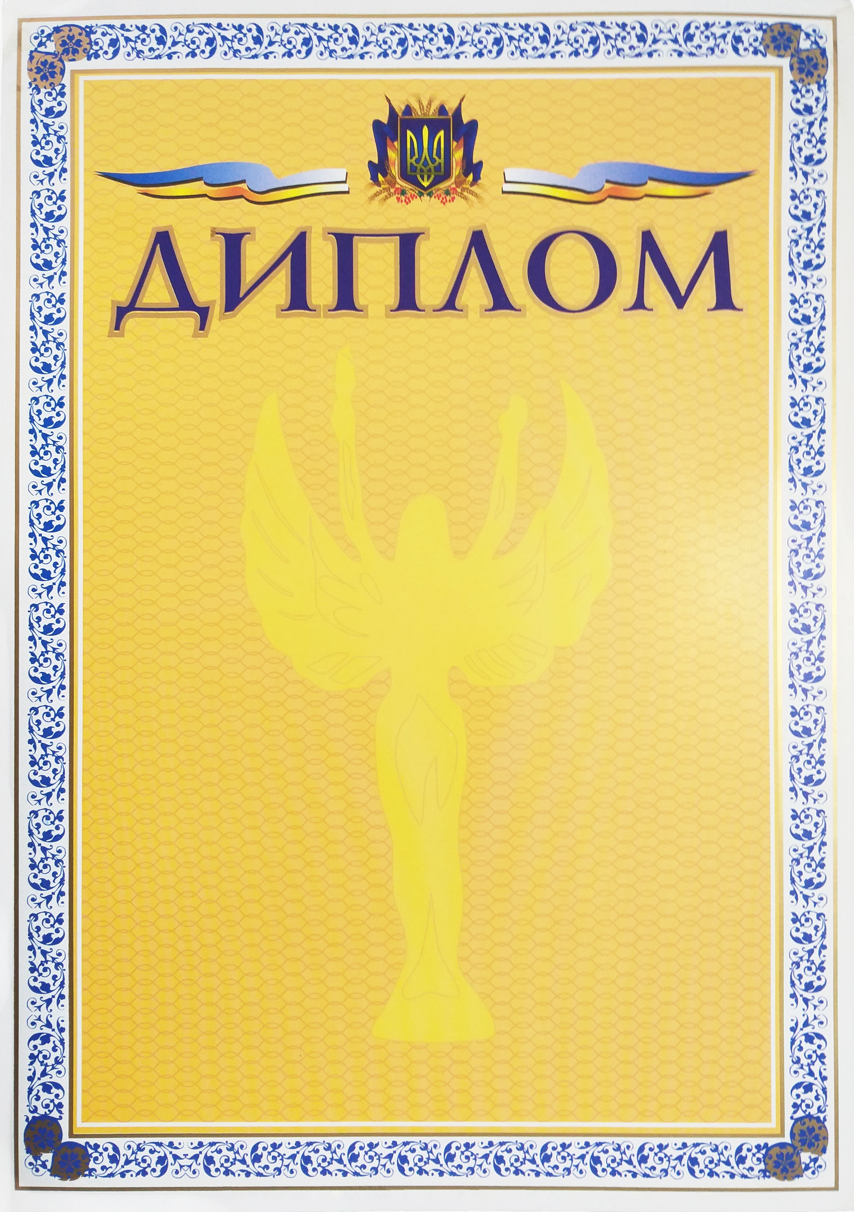 

Диплом официальный, чистый, А4, 100 штук (402224205)