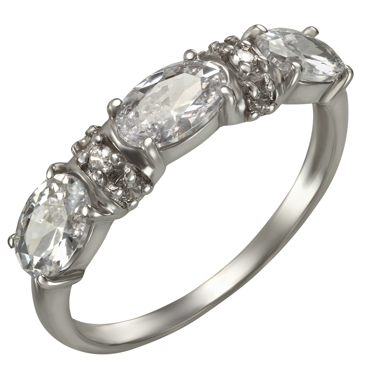 

Серебряное кольцо с фианитами Tango Jewellery Company 380177С размер 17.5