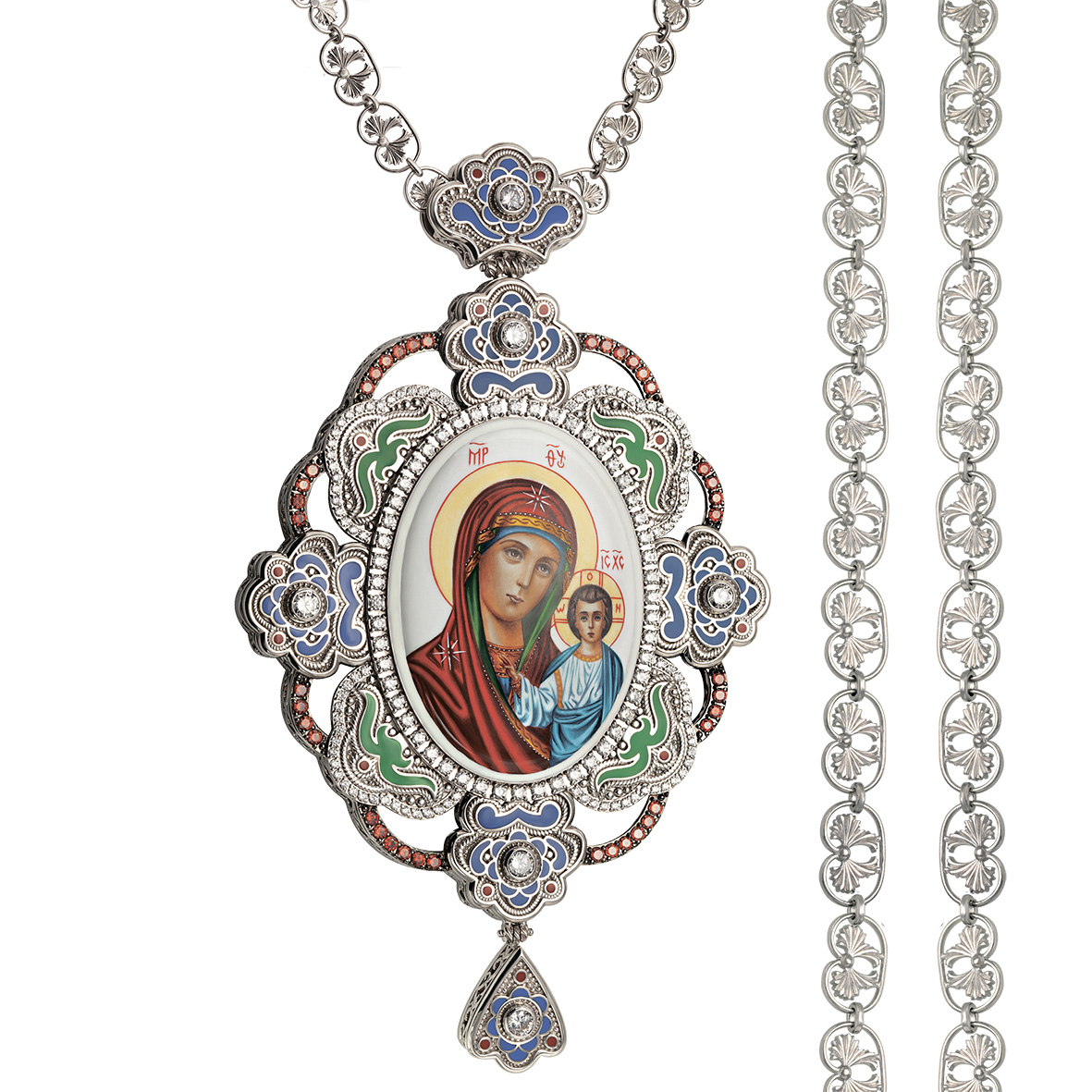 

Серебряный крест с эмалью Tango Jewellery Company 270120А