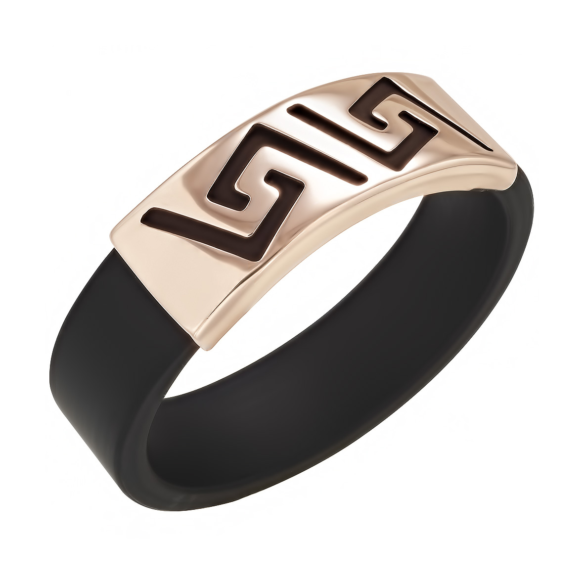 

Кольцо из золота с каучуком Tango Jewellery Company 900625 размер 19.5