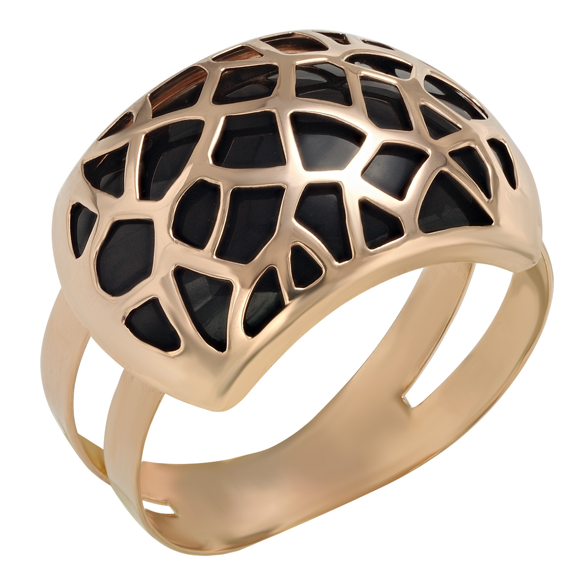 

Золотое кольцо с эмалью Tango Jewellery Company 390198Е размер 18
