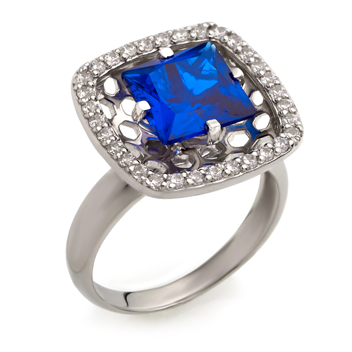 

Серебряное кольцо с фианитами Tango Jewellery Company 330856С размер 17