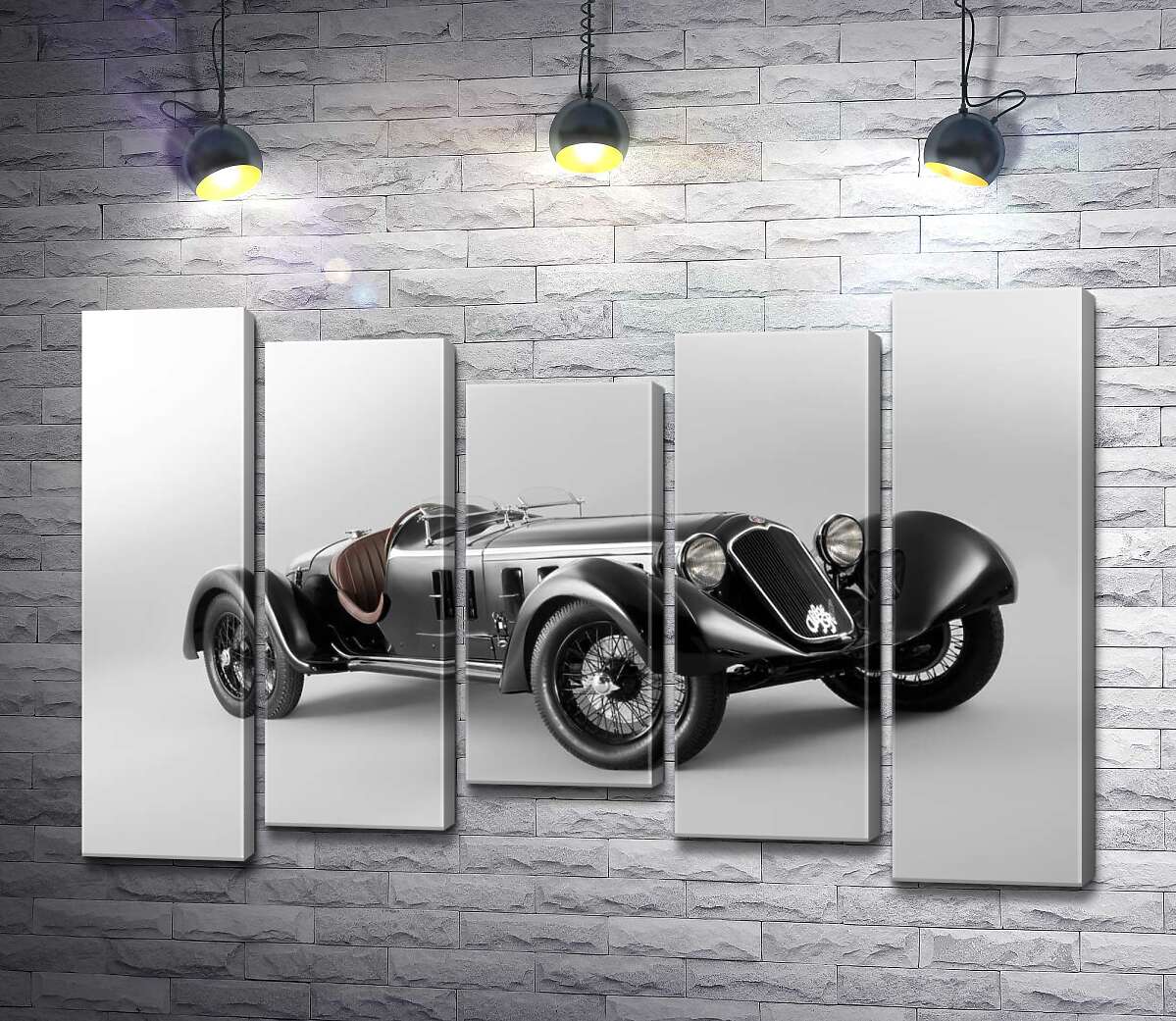 

Модульная картина ArtPoster Ретро-автомобиль Alfa Romeo 6C 100x69 см Модуль №28