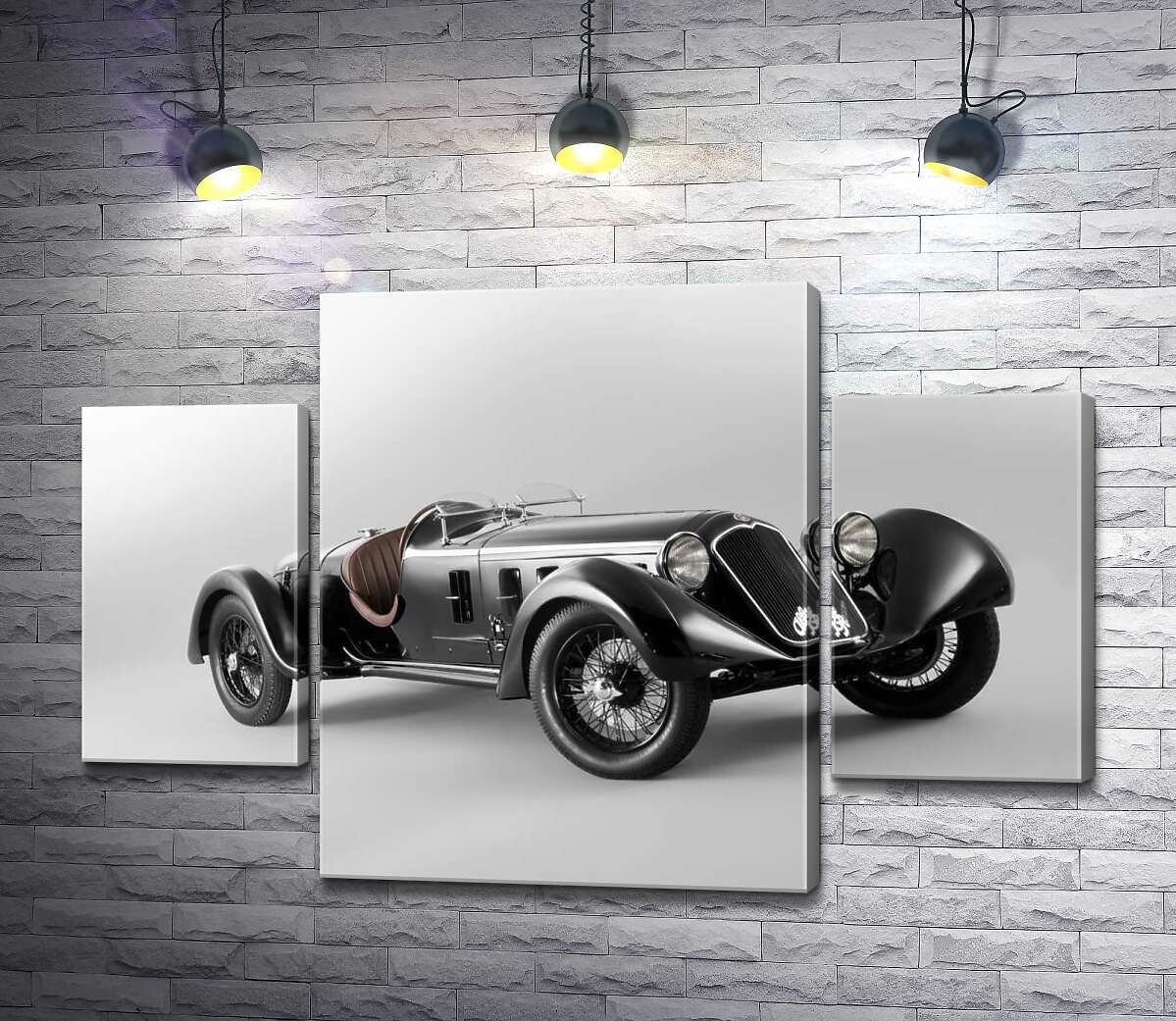 

Модульная картина ArtPoster Ретро-автомобиль Alfa Romeo 6C 80x54 см Модуль №7