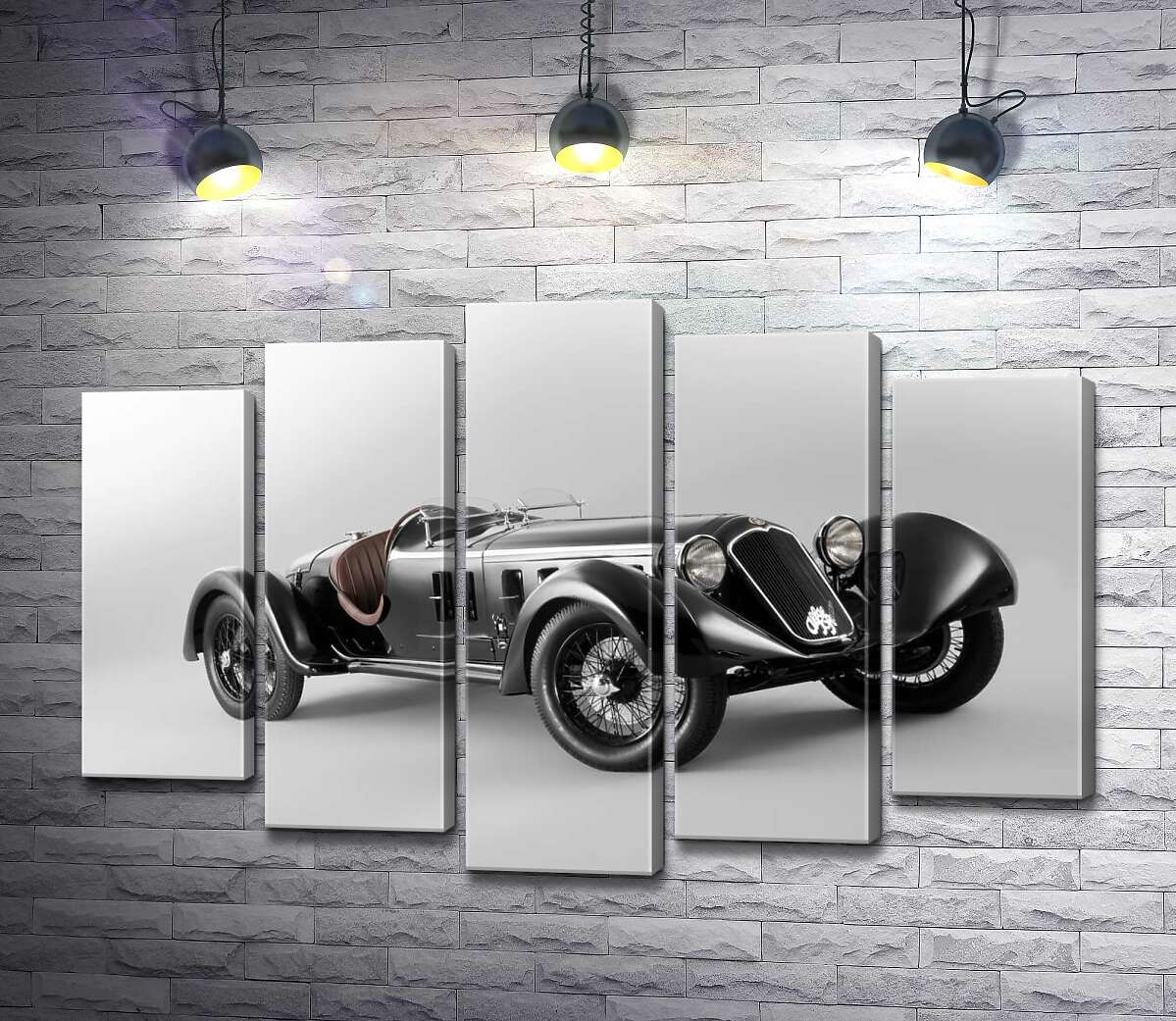 

Модульная картина ArtPoster Ретро-автомобиль Alfa Romeo 6C 100x69 см Модуль №26