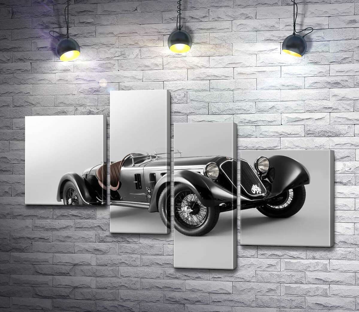 

Модульная картина ArtPoster Ретро-автомобиль Alfa Romeo 6C 100x69 см Модуль №20