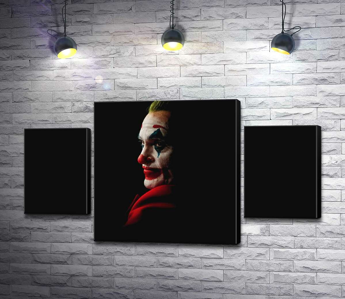 

Модульная картина ArtPoster Профиль Джокера рассеивается в тени 80x45 см Модуль №7