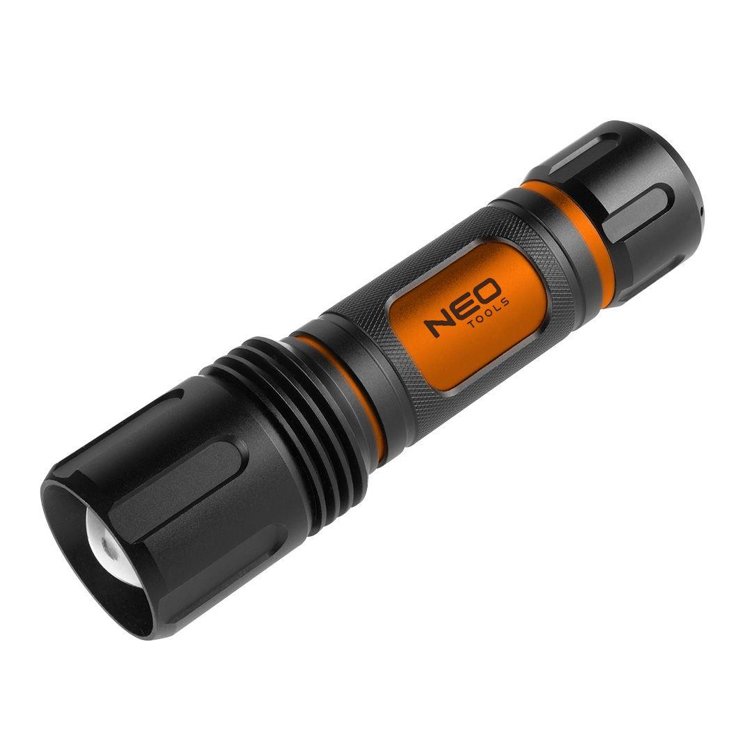 

Фонарь NEO 20Вт 1500 люмен LED CREE XHP50.2 LED 3 функции освещения IPX4 6xAA (99-036)