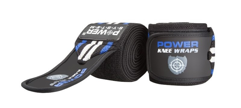 

Бинты на колени Power System Knee Wraps PS-3700 Blue-Black Original