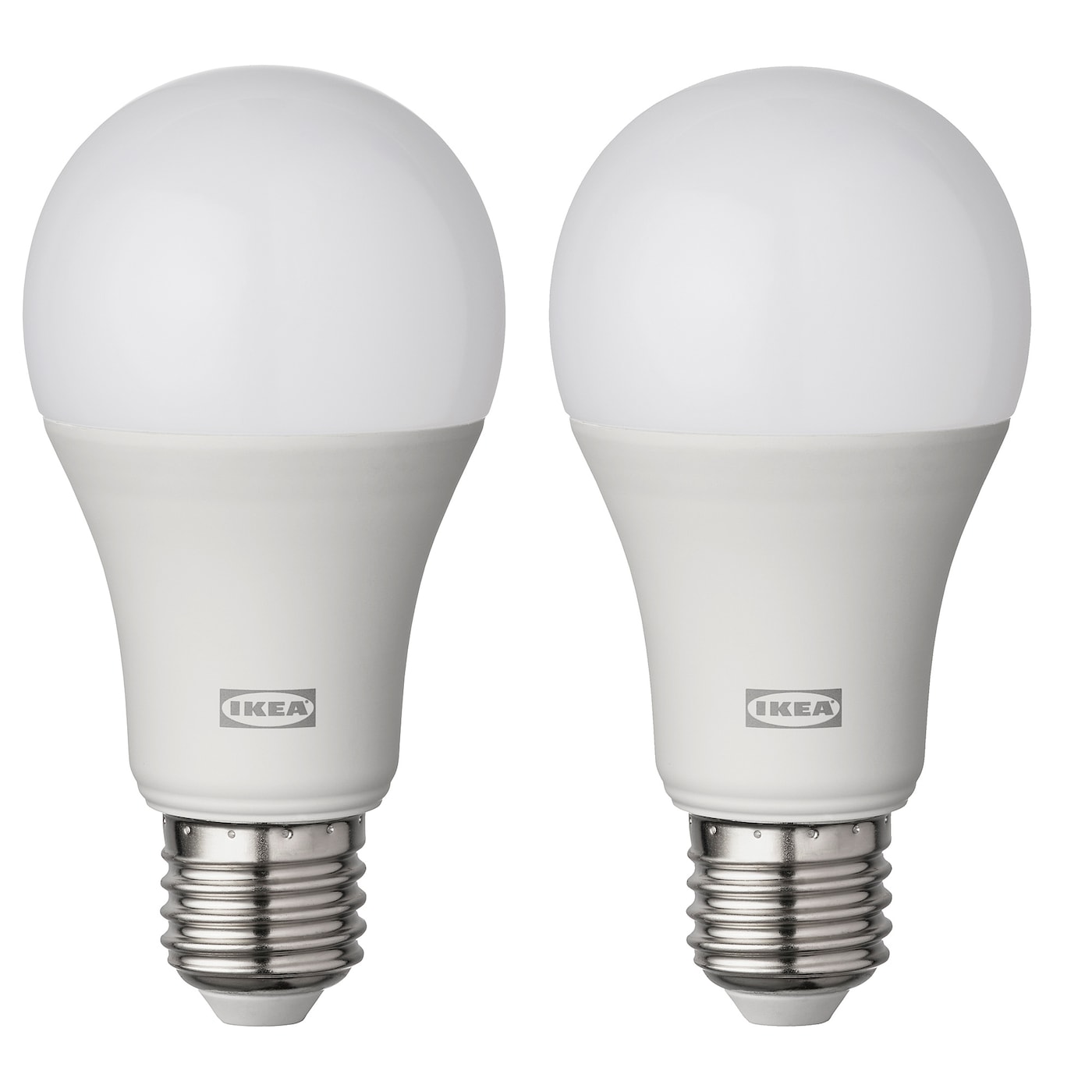 

2шт. LED лампи E27 1521 лм, круглі молочний RYET IKEA 304.476.31