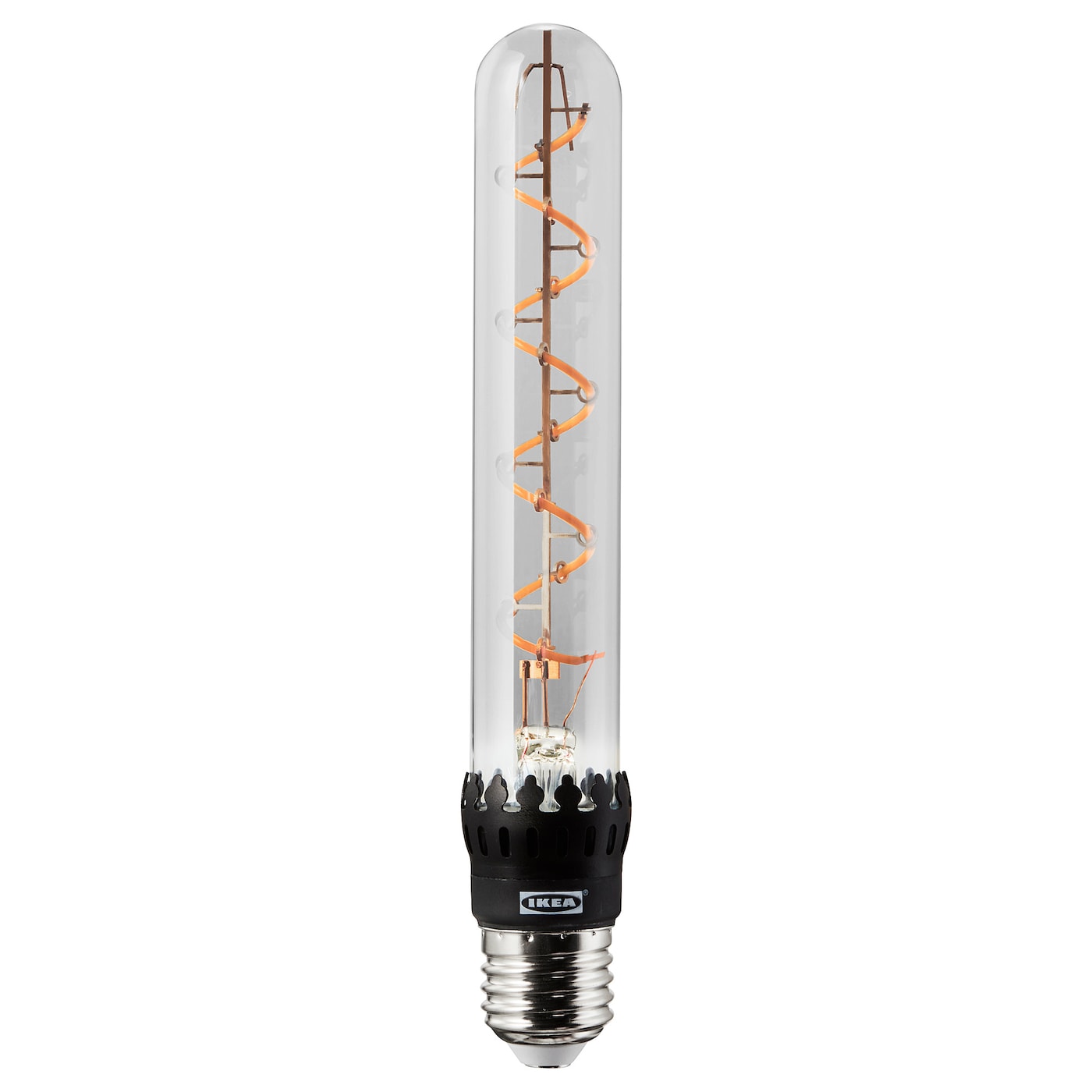 

LED лампа E27 200 лм, регулювання яскравості/видовженої форми сіре скло ROLLSBO IKEA 404.116.36
