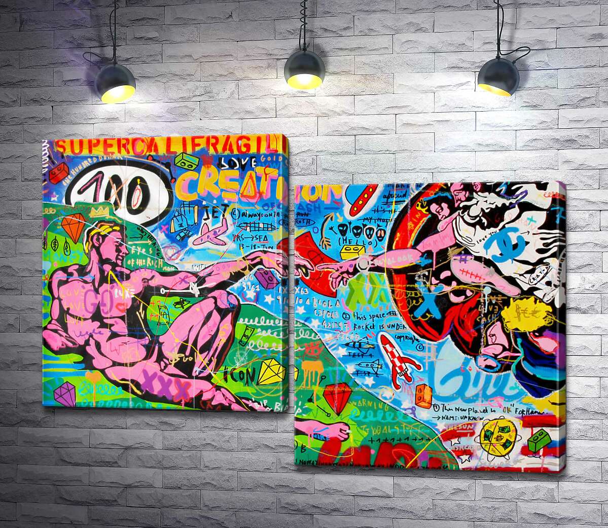 

Модульная картина ArtPoster Создание – Джисбар 100x71 см Модуль №5