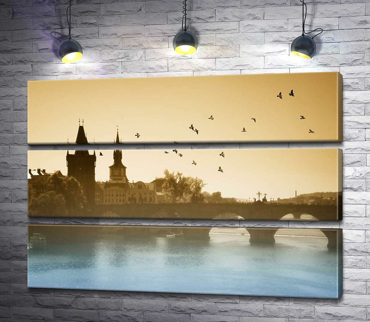 

Модульная картина ArtPoster Средневековая таинственность Карлова моста (Karluv most) 100x69 см Модуль №13
