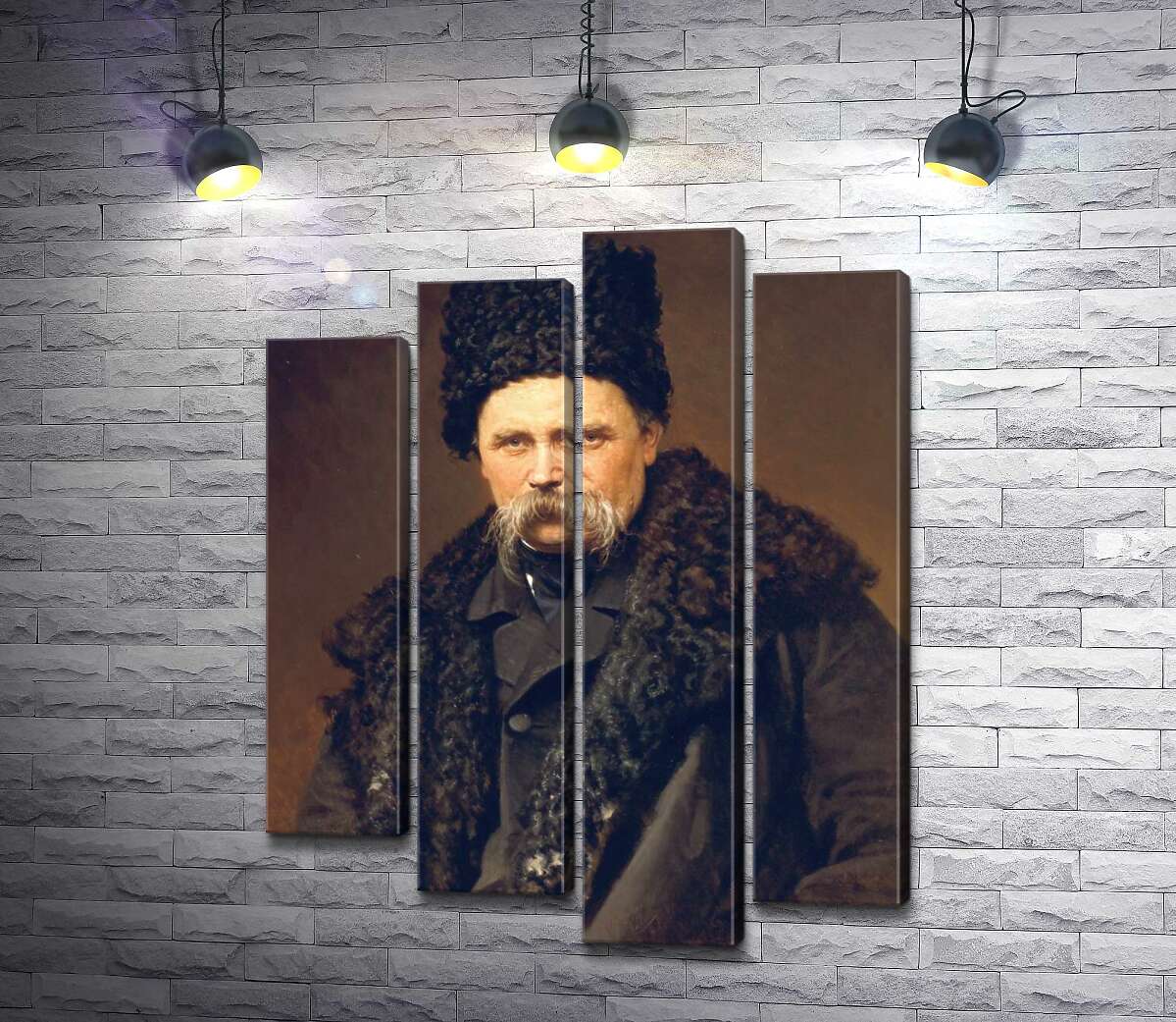 

Модульная картина ArtPoster Тарас Шевченко - Иван Крамской 132x168 см Модуль №21