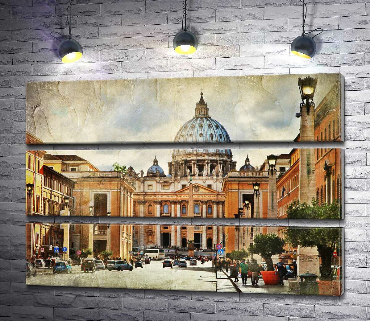 

Модульная картина ArtPoster Собор Святого Петра (St. Peter's Cathedral): вершина итальянского искусства 90x60 см Модуль №13