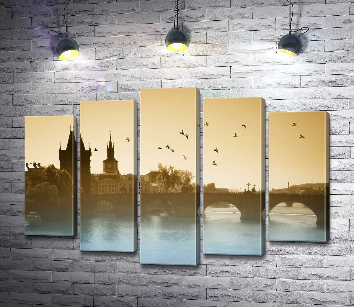 

Модульная картина ArtPoster Средневековая таинственность Карлова моста (Karluv most) 100x71 см Модуль №26