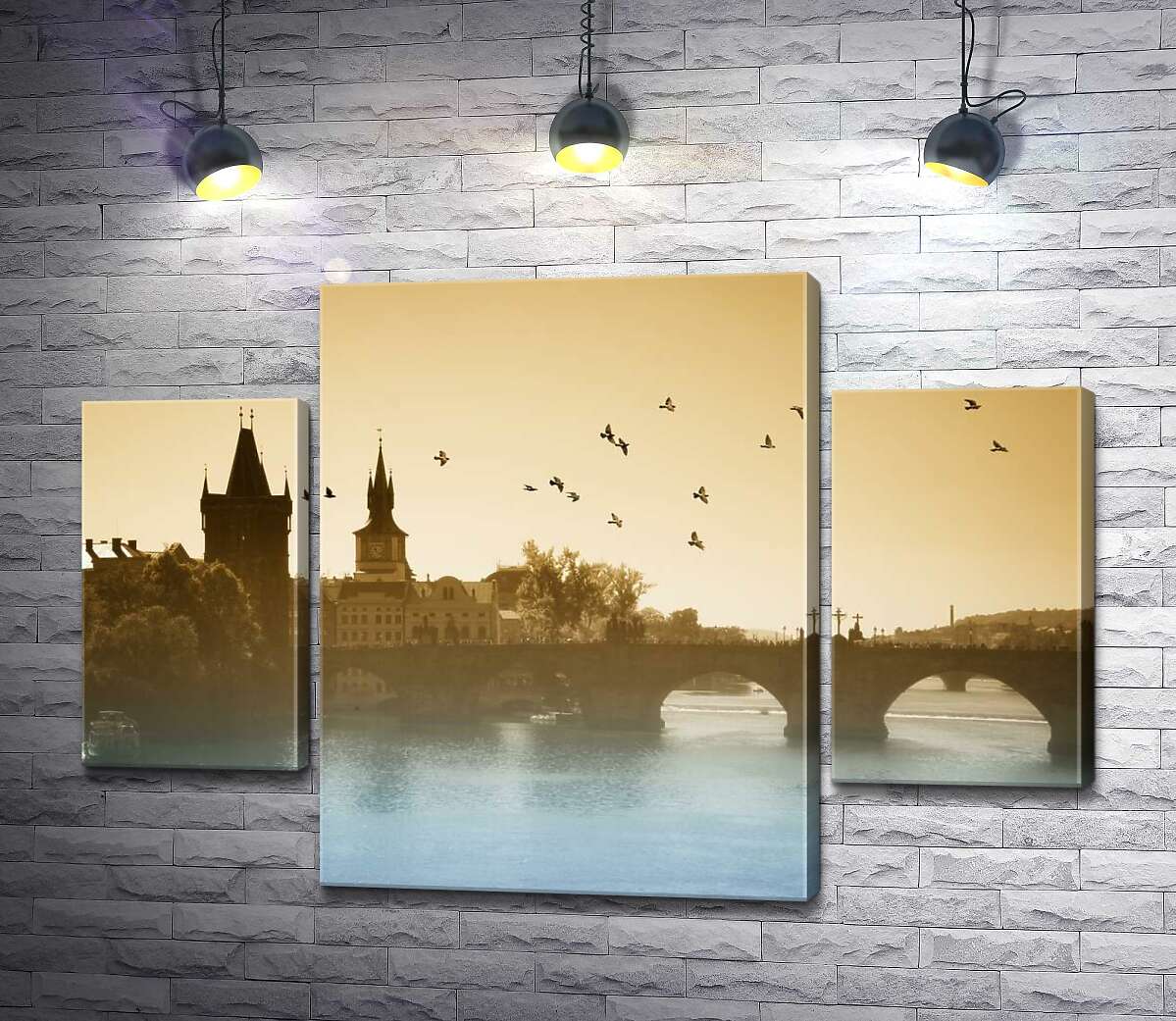 

Модульная картина ArtPoster Средневековая таинственность Карлова моста (Karluv most) 131x90 см Модуль №7