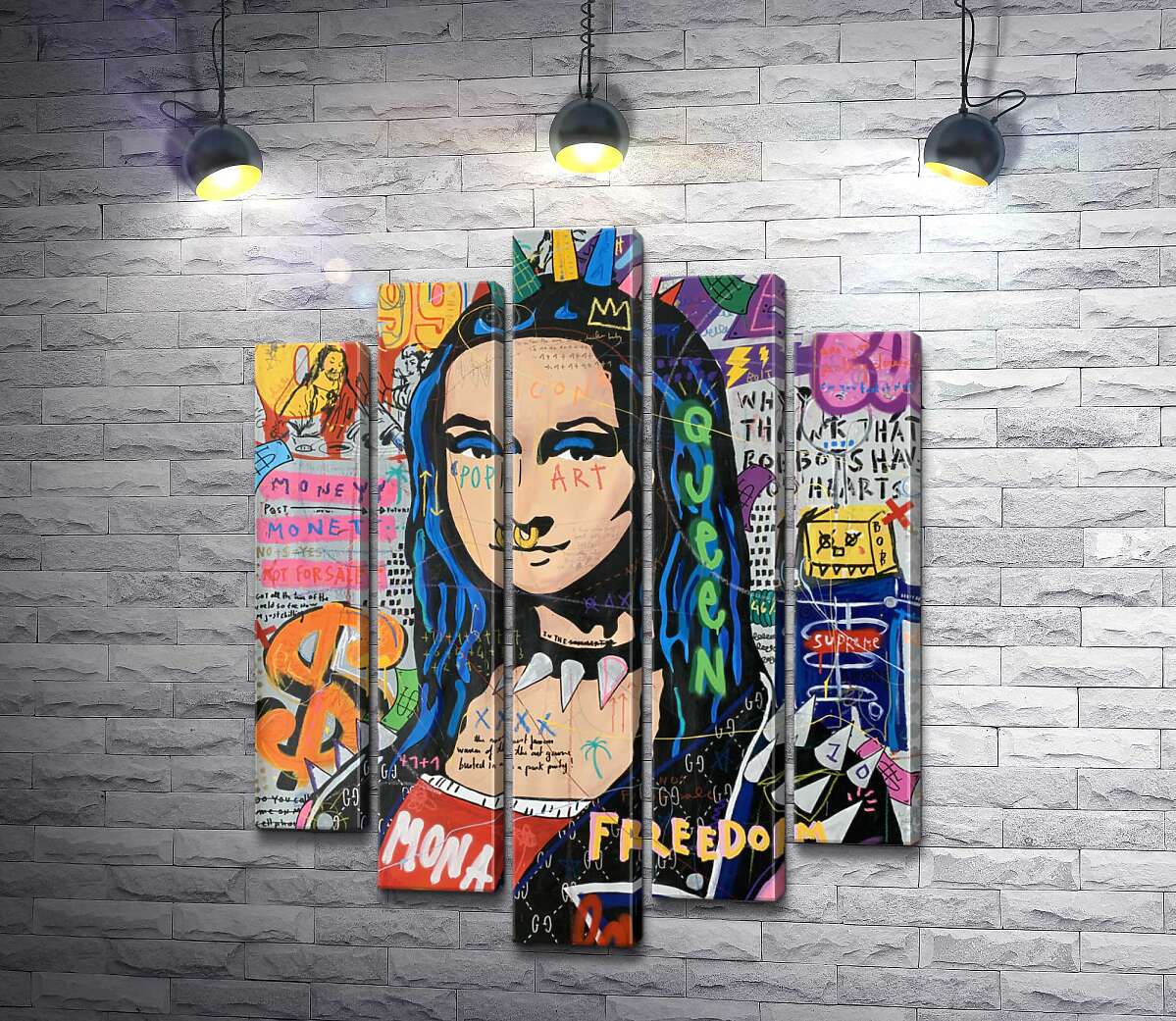 

Модульная картина ArtPoster Супреме Мона (Supreme Mona) – Джисбар 130x168 см Модуль №26