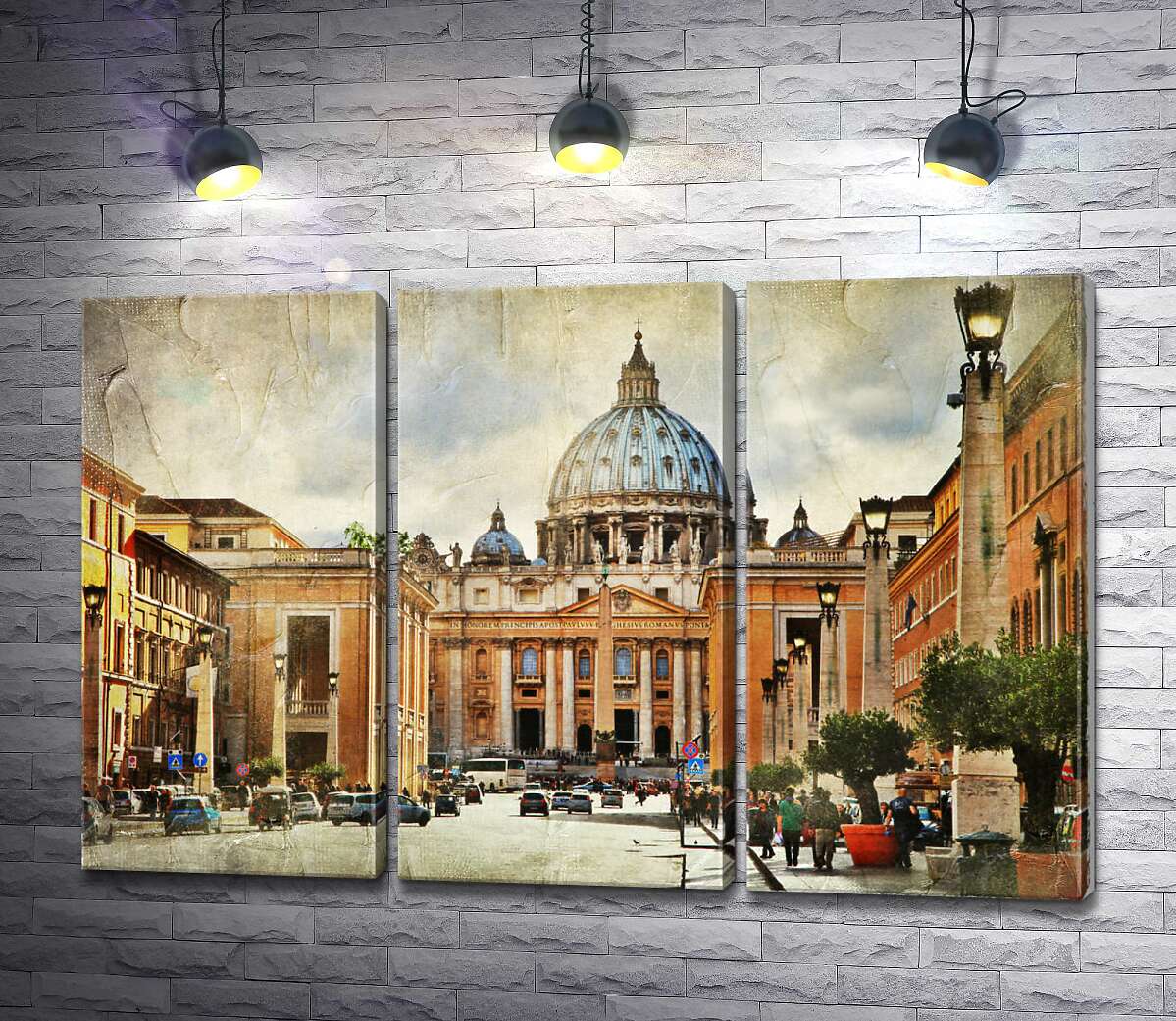 

Модульная картина ArtPoster Собор Святого Петра (St. Peter's Cathedral): вершина итальянского искусства 132x87 см Модуль №11