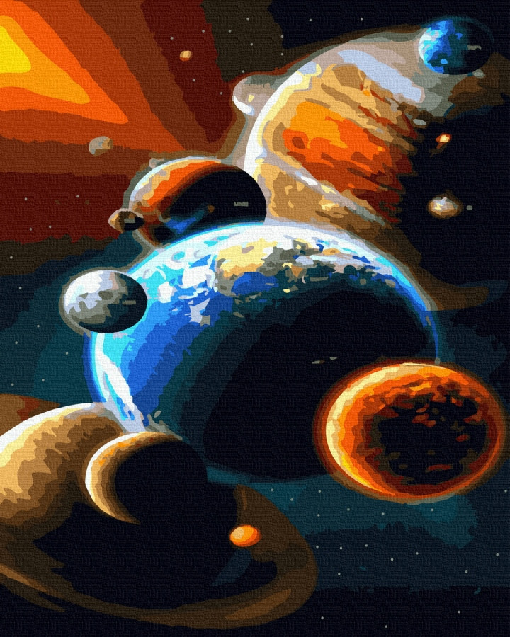 

Картина по номерам Никитошка GX41850 40*50 cм Парад планет
