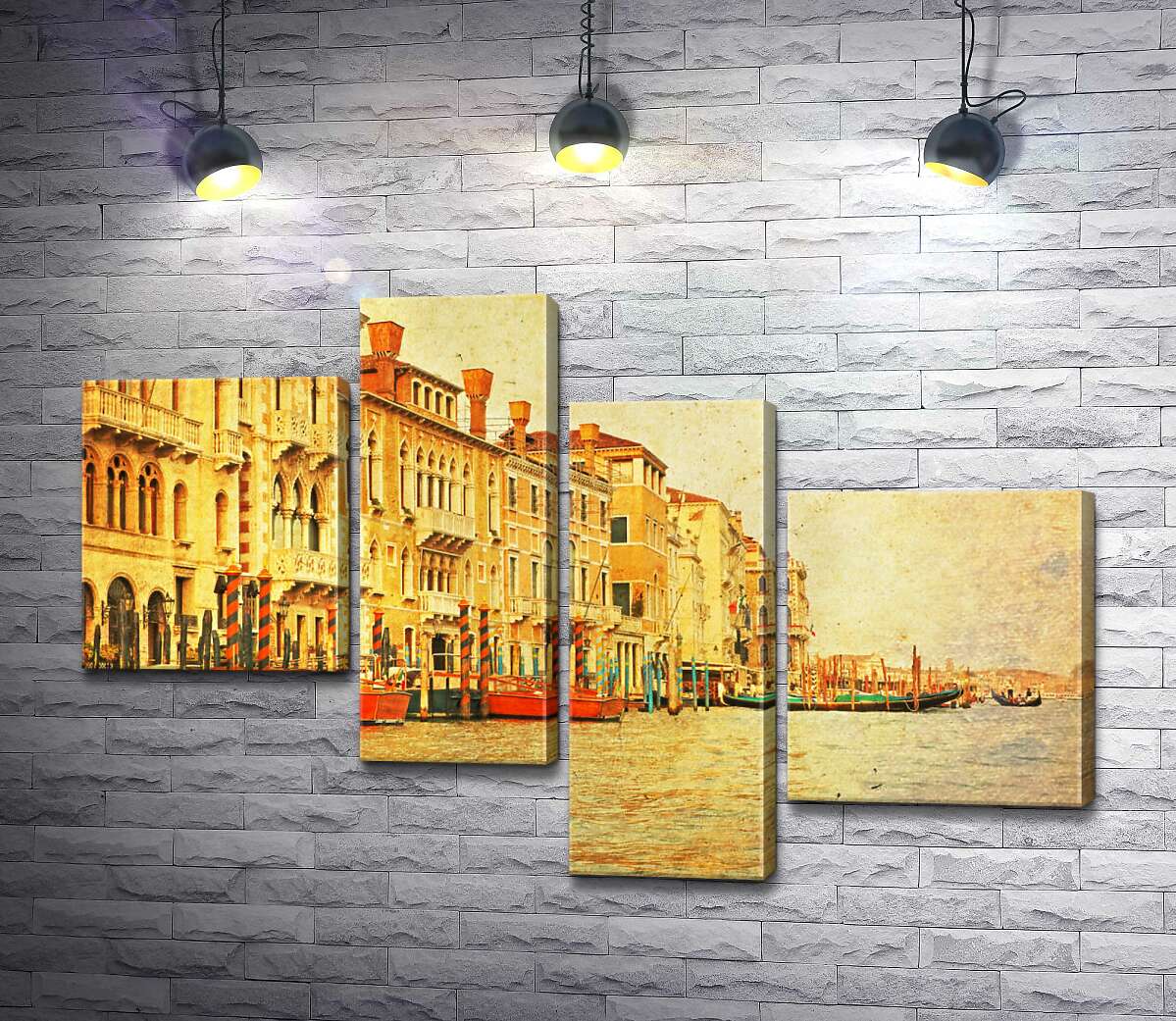

Модульная картина ArtPoster Традиционный венецианский причал на Гранд-канале (The Grand Canal) 100x67 см Модуль №20