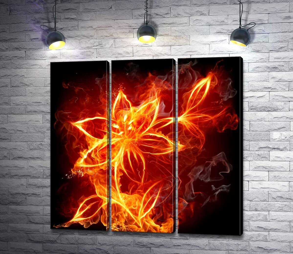

Модульная картина ArtPoster Тонкие лепестки пламенной лилии 60x60 см Модуль №11