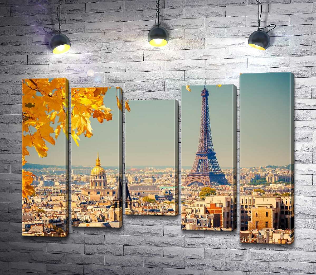 

Модульная картина ArtPoster Теплый день в осеннем Париже 130x94 см Модуль №28