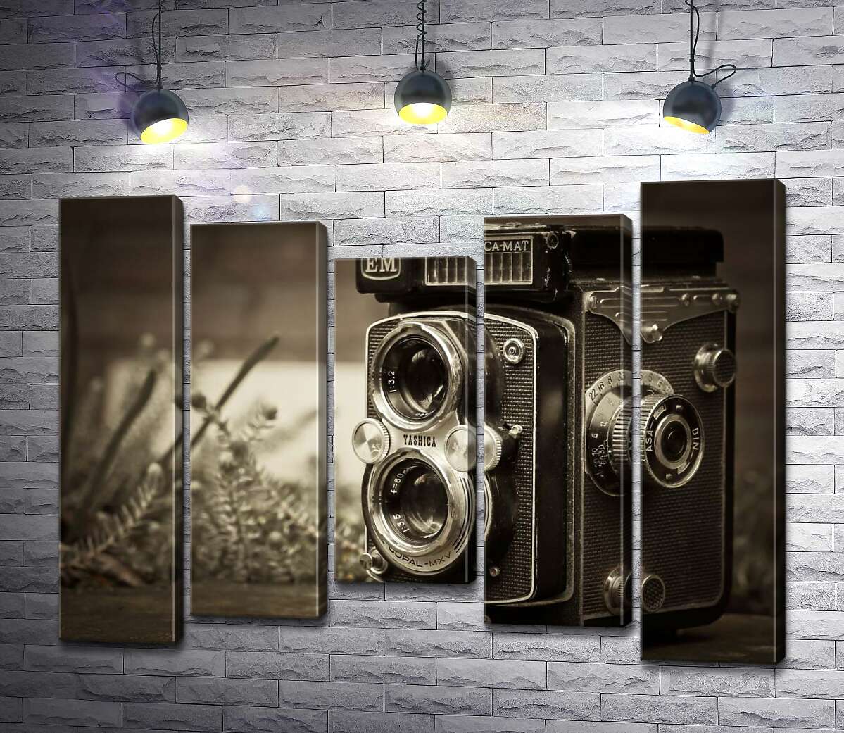 

Модульная картина ArtPoster Японское чудо 80-х в фотоаппарате Yashica-Mat 100x75 см Модуль №28