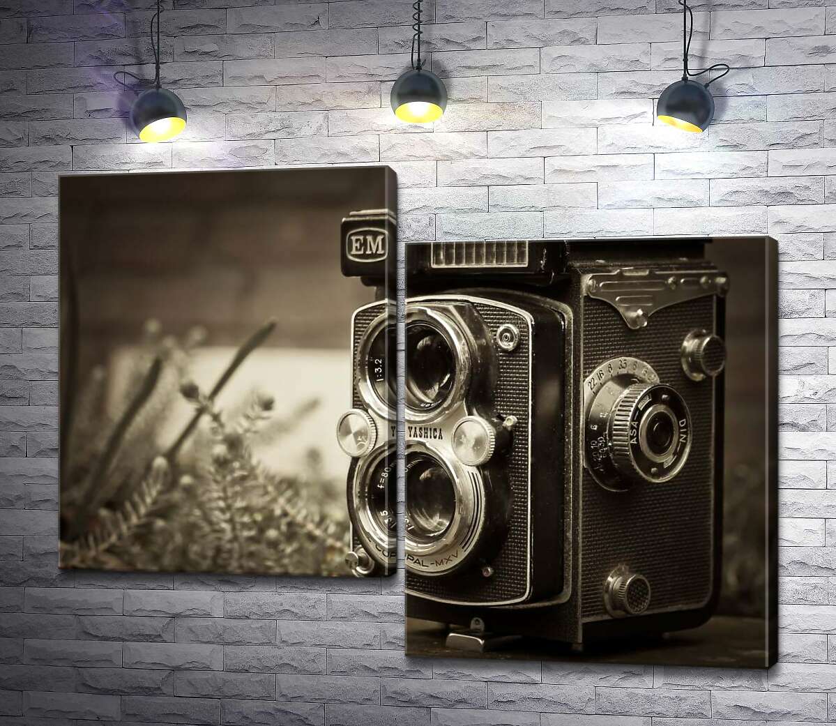 

Модульная картина ArtPoster Японское чудо 80-х в фотоаппарате Yashica-Mat 130x99 см Модуль №5