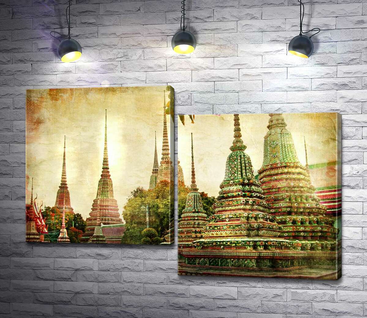 

Модульная картина ArtPoster Храмовый комплекс Ват Пхо (Wat Pho) в Бангкоке 130x87 см Модуль №5
