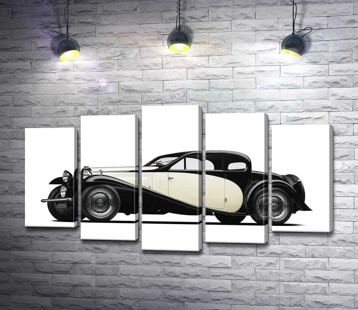 

Модульная картина ArtPoster Элегантный французский автомобиль Бугатти (Bugatti Type 46) 130x74 см Модуль №26