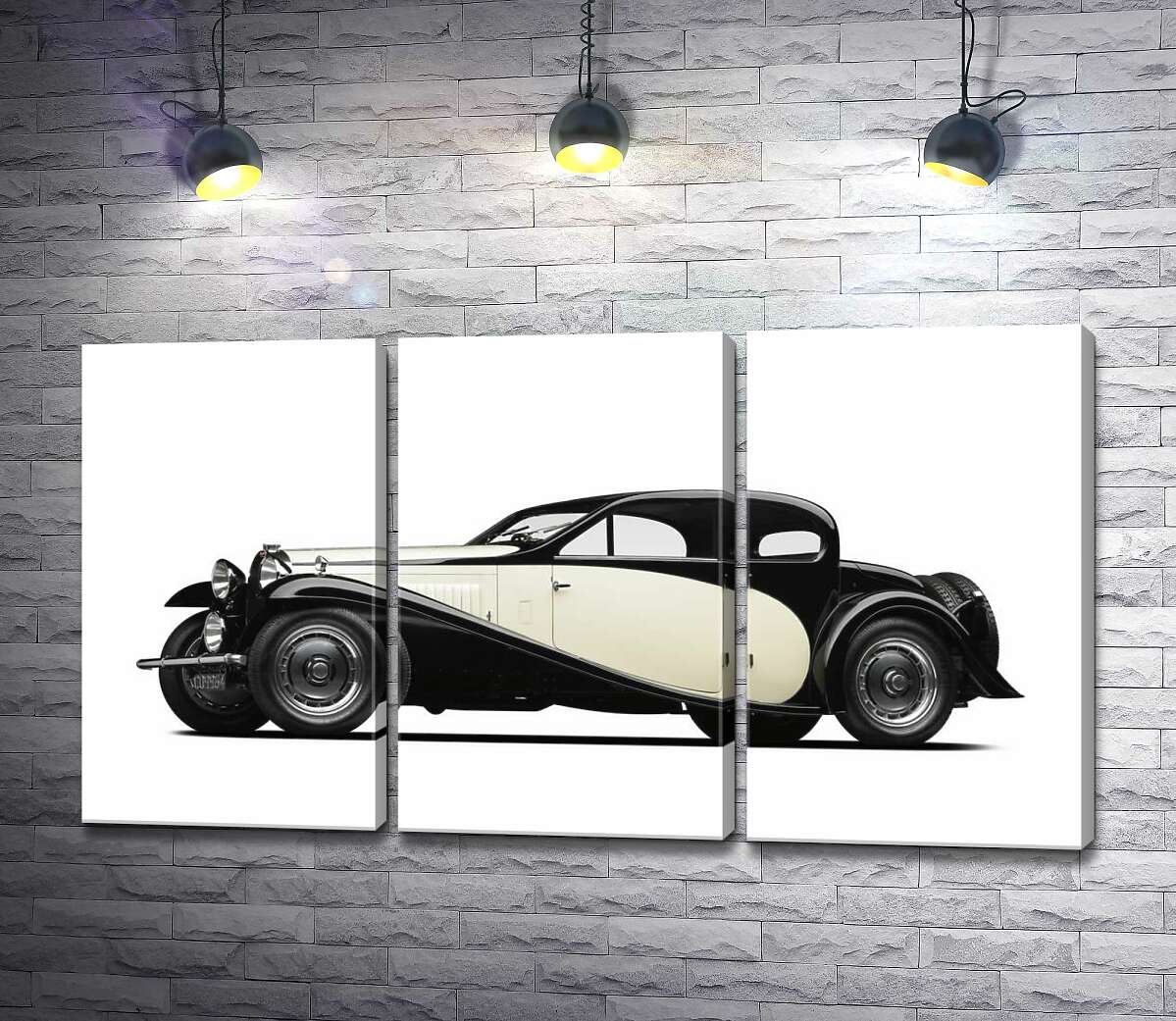 

Модульная картина ArtPoster Элегантный французский автомобиль Бугатти (Bugatti Type 46) 132x73 см Модуль №11