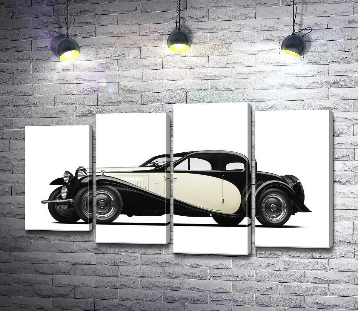 

Модульная картина ArtPoster Элегантный французский автомобиль Бугатти (Bugatti Type 46) 100x58 см Модуль №21