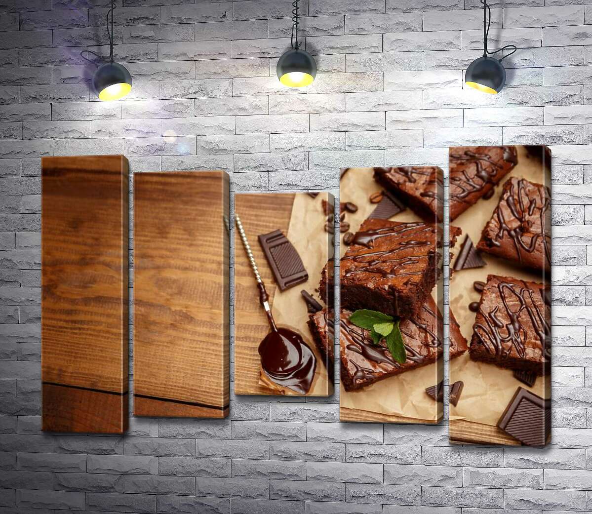 

Модульная картина ArtPoster Царство бисквитов и шоколада 130x88 см Модуль №28