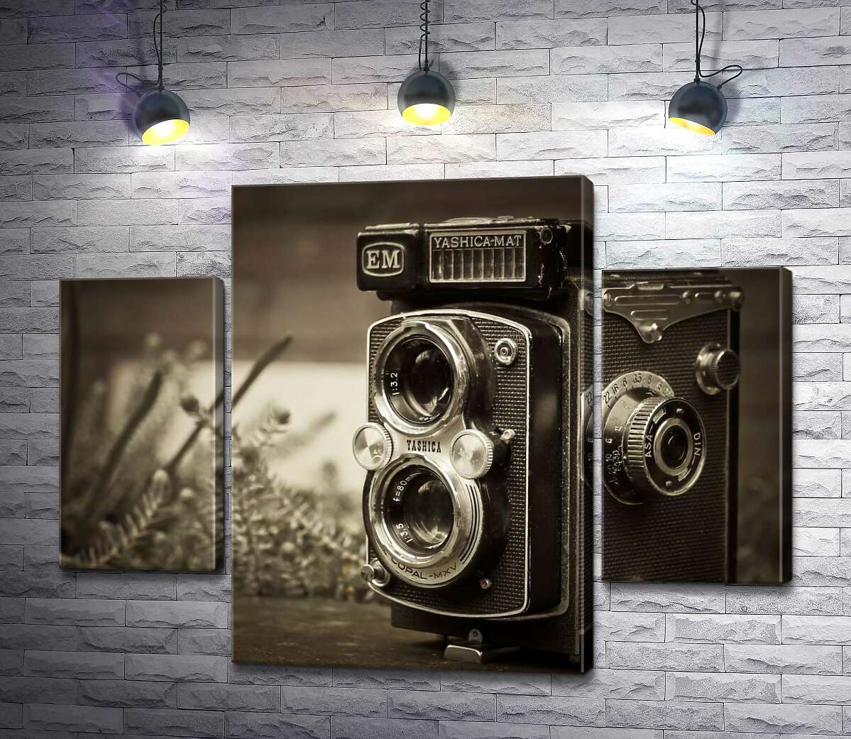 

Модульная картина ArtPoster Японское чудо 80-х в фотоаппарате Yashica-Mat 80x60 см Модуль №7