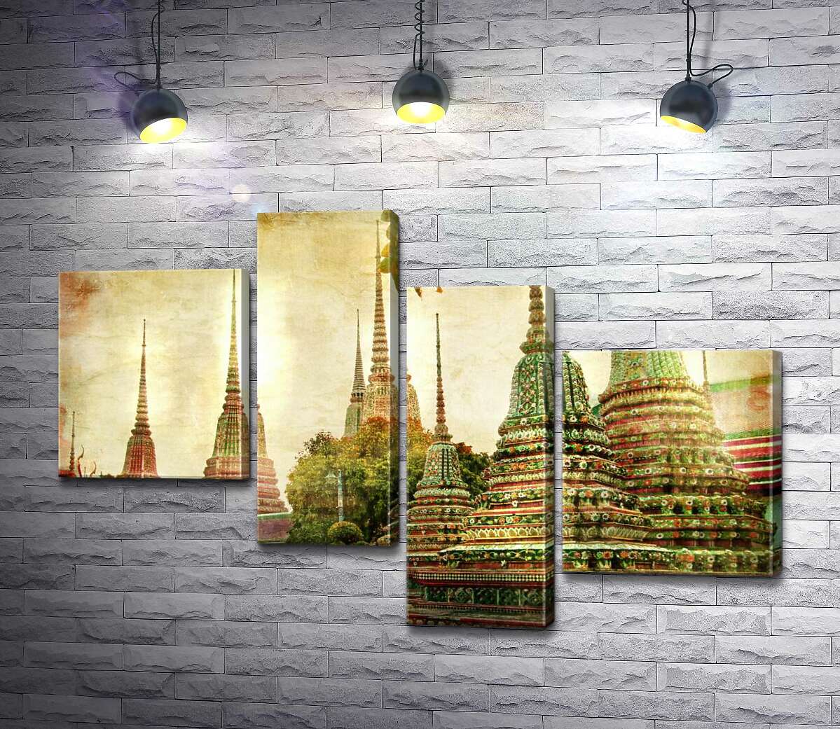 

Модульная картина ArtPoster Храмовый комплекс Ват Пхо (Wat Pho) в Бангкоке 130x87 см Модуль №20