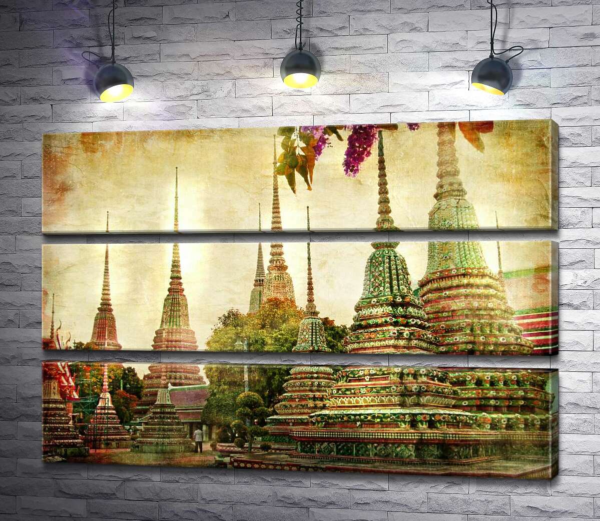 

Модульная картина ArtPoster Храмовый комплекс Ват Пхо (Wat Pho) в Бангкоке 100x66 см Модуль №13
