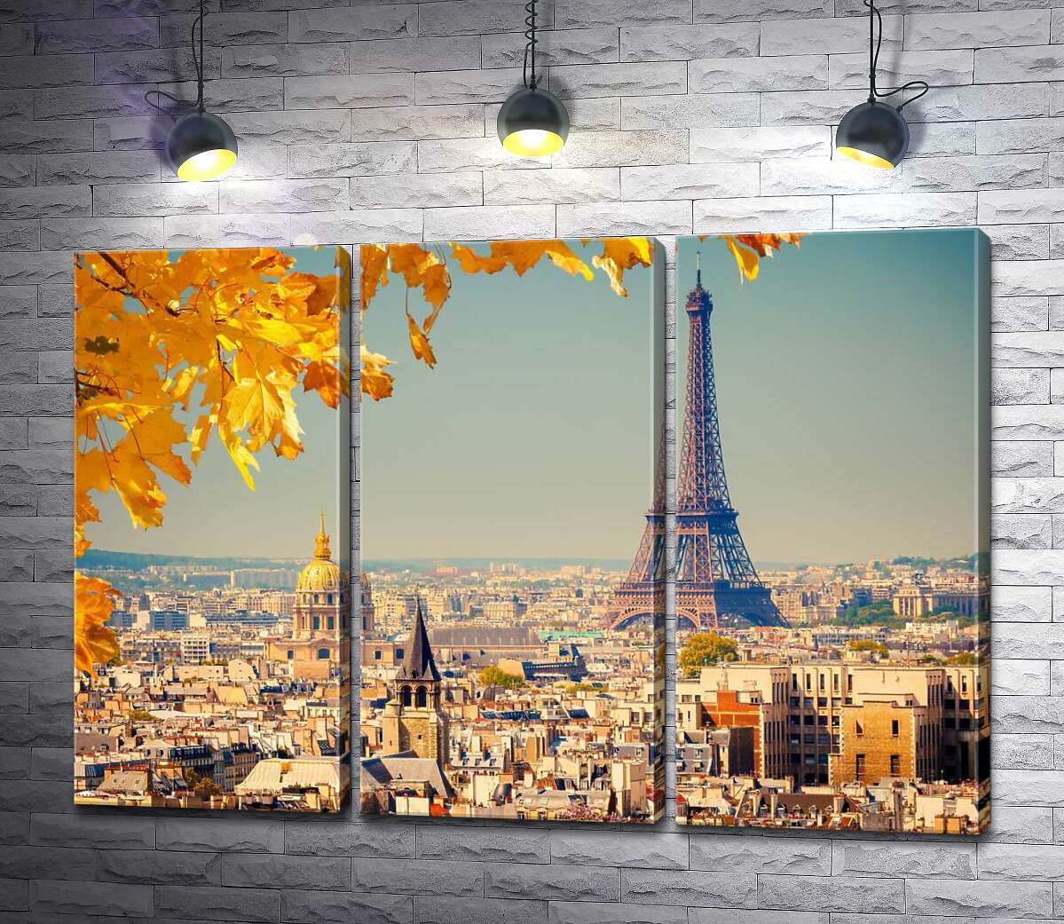 

Модульная картина ArtPoster Теплый день в осеннем Париже 60x43 см Модуль №11