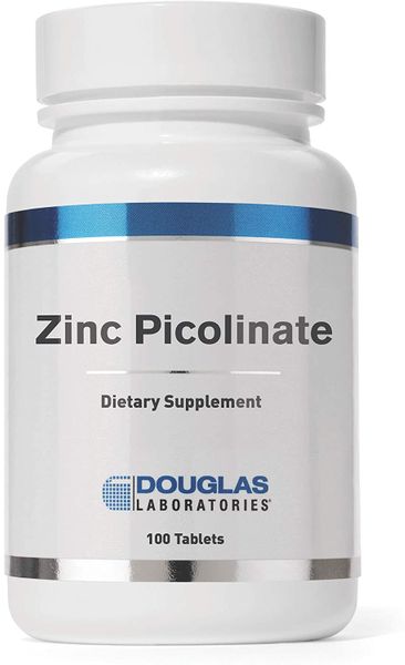 

Цинк пиколинат Zinc Picolinate Douglas Laboratories 20 мг 100 таблеток (DOU050)