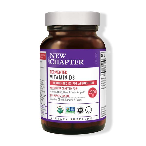 

Ферментований вітамін D3 Fermented Vitamin D3 New Chapter 60 таблеток (NCR075)