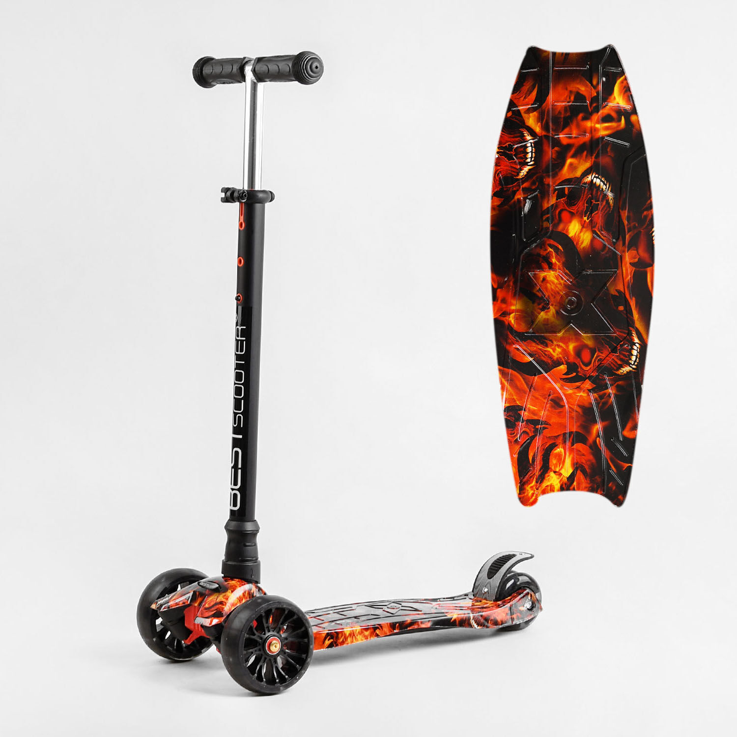 

Самокат Best Scooter MAXI Black (S-10606)