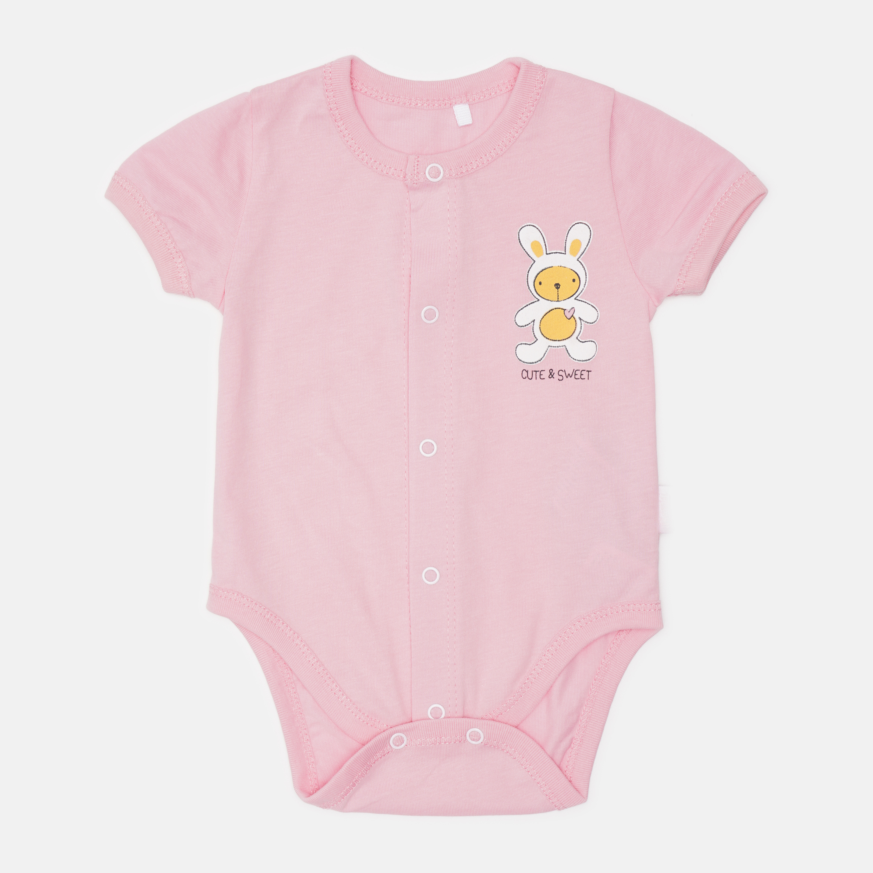 

Боди-футболка Бемби BD59б 01059201034.300 74 см Розовая