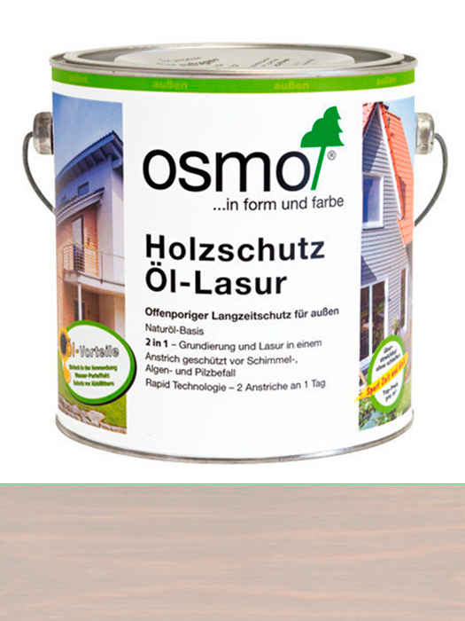 

Защитное масло-лазурь Osmo Holzschutz-Lasur 2,5 L Серый жемчуг 906 (4006850759682)
