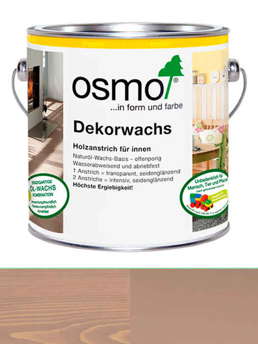 

Универсальное цветное масло Osmo Dekorwachs Intensive Töne 0,75 L Серо-бежевое 3132 (4006850759309)
