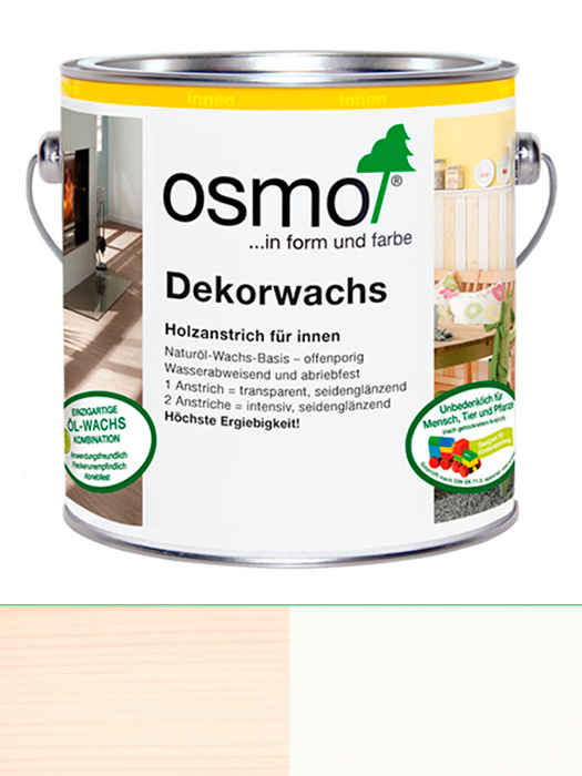 

Универсальное цветное масло Osmo Dekorwachs Intensive Töne 0,375 L Снег 3188 (4006850475964)