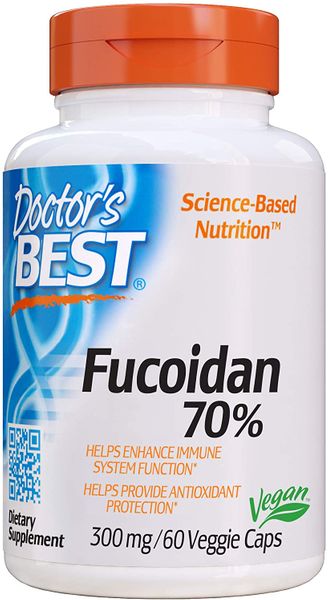 

Фукоидан Fucoidan 70% Doctor's Best 60 капсул (DB107)