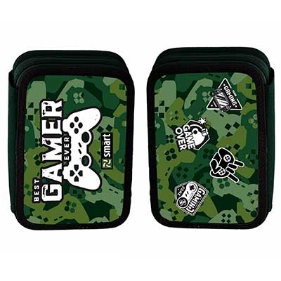 

Пенал школьный двойной зеленый Best Gamer SMART HP-01 532574