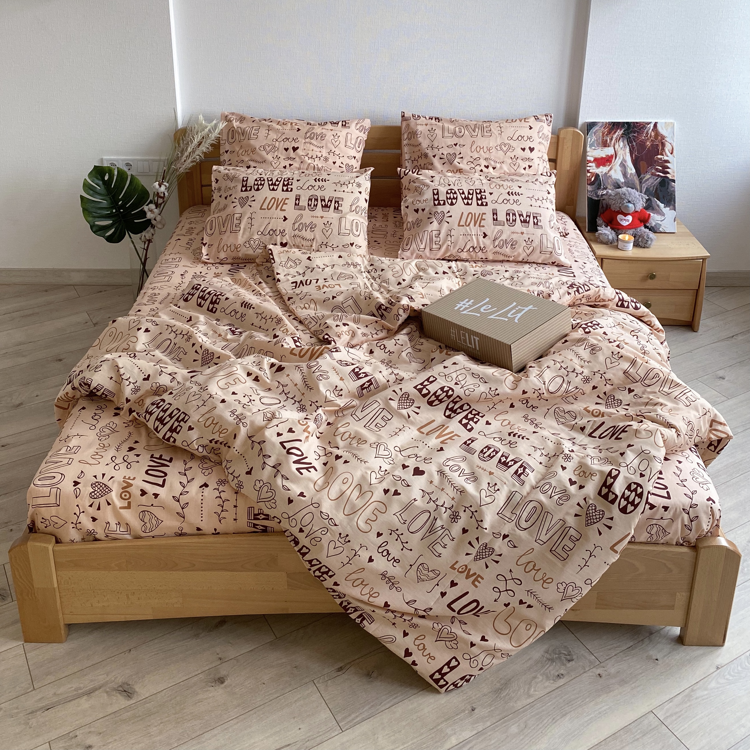 

Комплект постельного белья Lelit 0375/1 Бязь Любовь 200х215