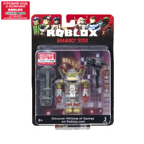 

Роблокс игровая фигурка Jazwares Roblox Core Figures Brainbot 3000 W7 (ROB0302)