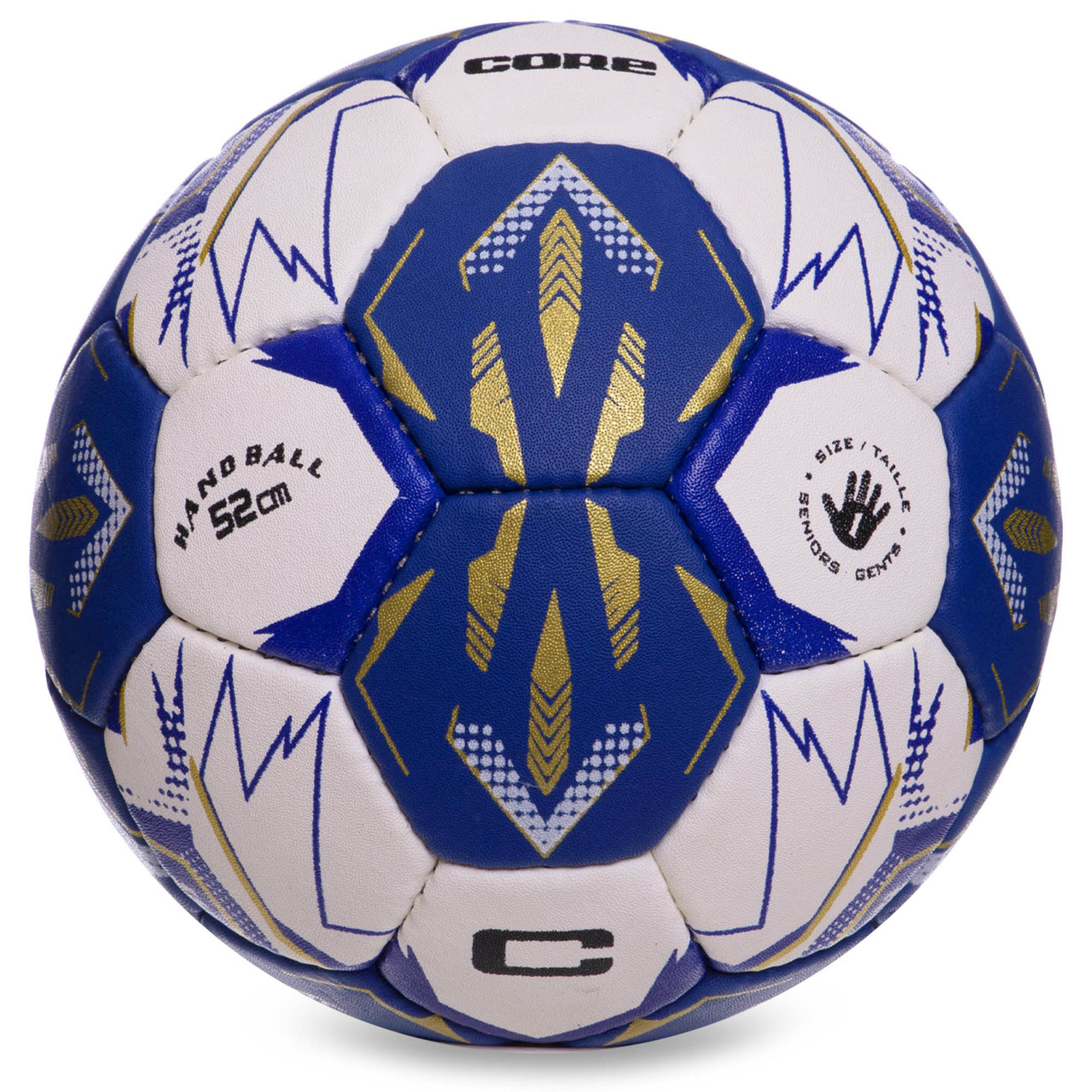 

Мяч для гандбола Core Sprinter 055-1 размер №1 White-Blue-Gold